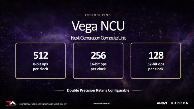 AMD Vega Slides - FLOPS Configuration