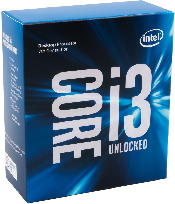 Intel Kaby Lake Overclockable Core i3-7350K Box