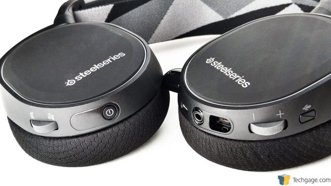 SteelSeries Arctis 7 - On-Ear Controls & Connections