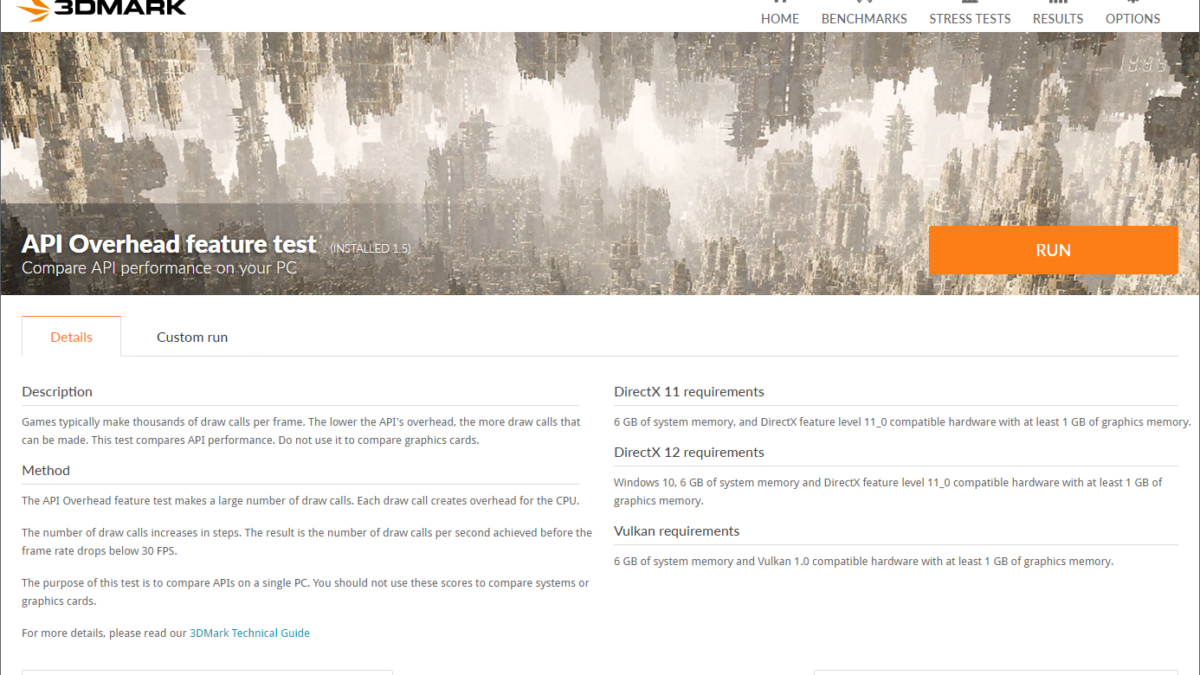 Looking At DirectX 12 Performance - 3DMark API Overhead Feature