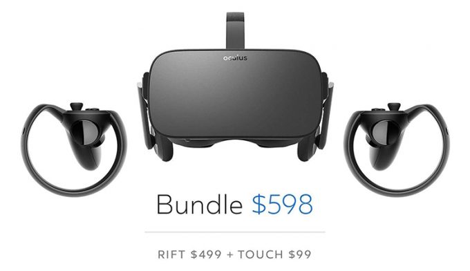 Oculus Rift $598 With Controllers