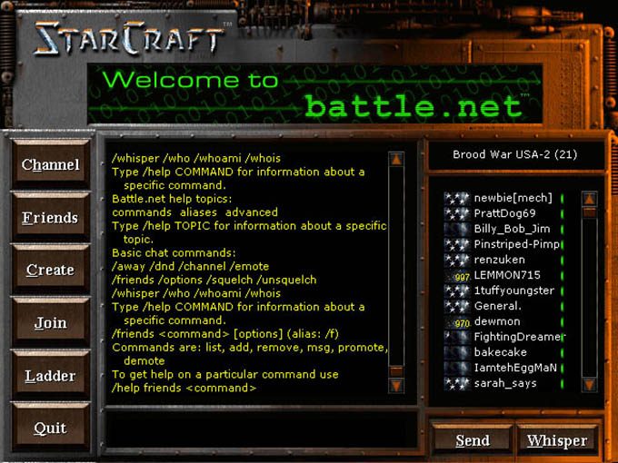 StarCraft on Battle.net