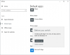 Windows 10 - Switching Default Web Browser