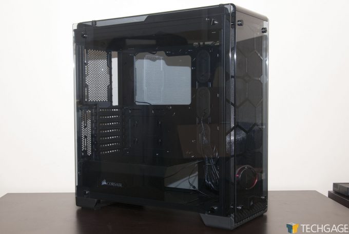 Corsair Crystal 570X Build (Techgage GPU Test Rig) - Out Of Box