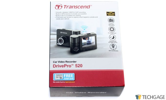 Transcend DrivePro 520 Dashcam Box