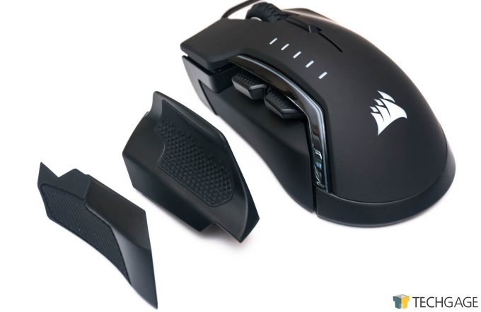 Corsair GLAIVE RGB Gaming Mouse - Replacement Thumbrests