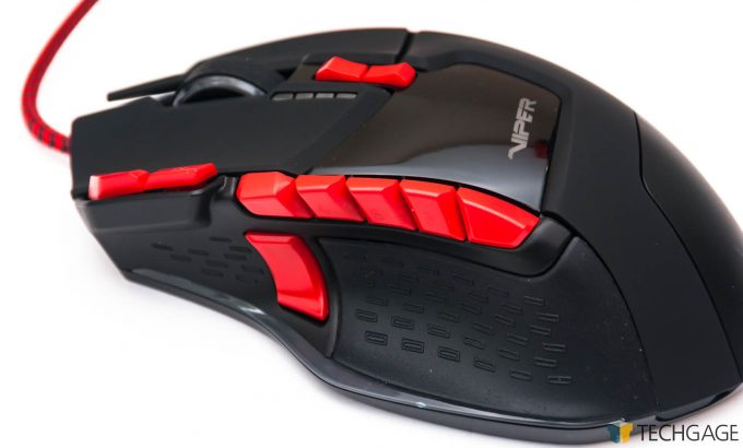 Patriot Viper V570 Gaming Mouse - Left Side