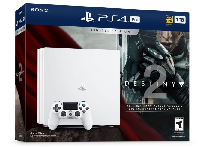 Sony Announces Glacier White Destiny 2 Themed PS4 Pro So You Can Play The  Game At 30 FPS Like OG Owners – Techgage