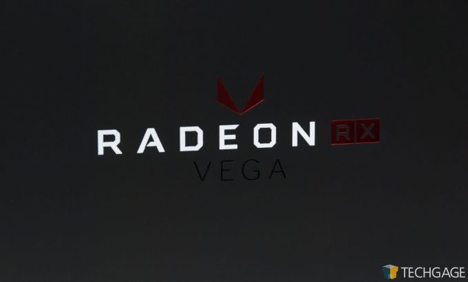 AMD Radeon RX Vega 64 - Logo Close-up