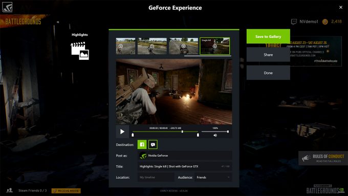 Nvidia Dishes On How It S Infusing Geforce Into Upcoming Titles Including Destiny 2 Pubg Techgage