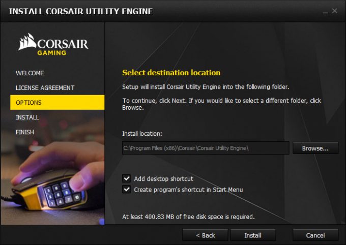 Corsair Utility Engine (CUE) Installer
