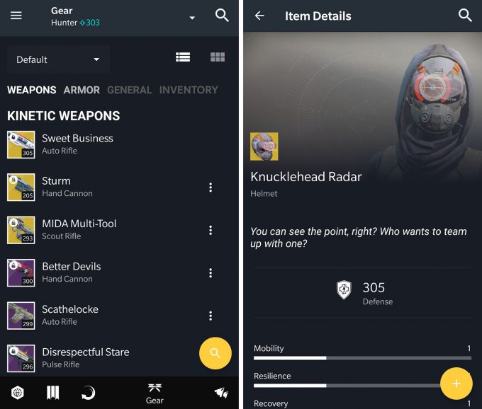 Destiny 2 Companion App