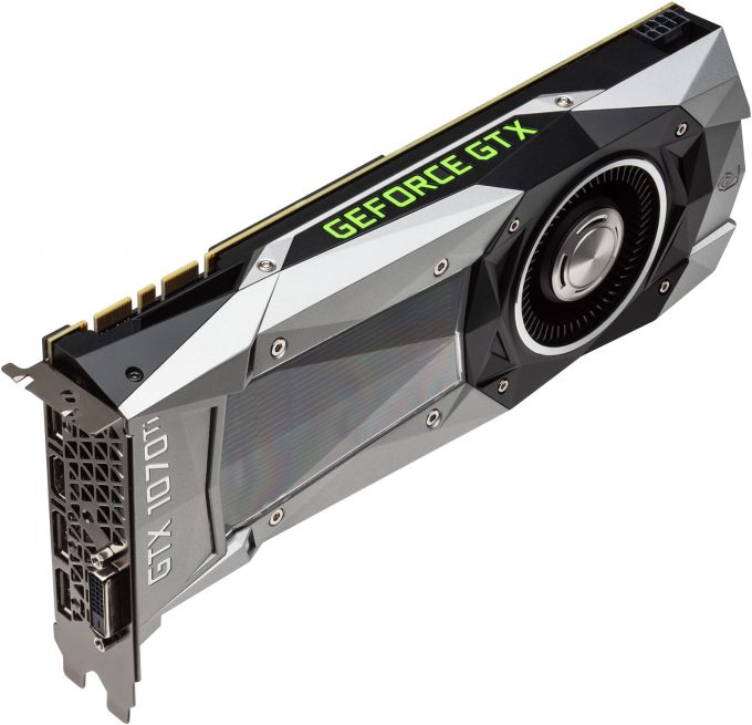 NVIDIA GeForce GTX 1070 Ti - Top Angle