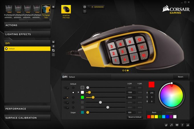 Corsair Scimitar Pro RGB Gaming Mouse Review – Techgage