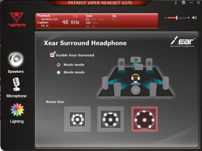 Patriot V370 Software - XEAR Surround Headphone