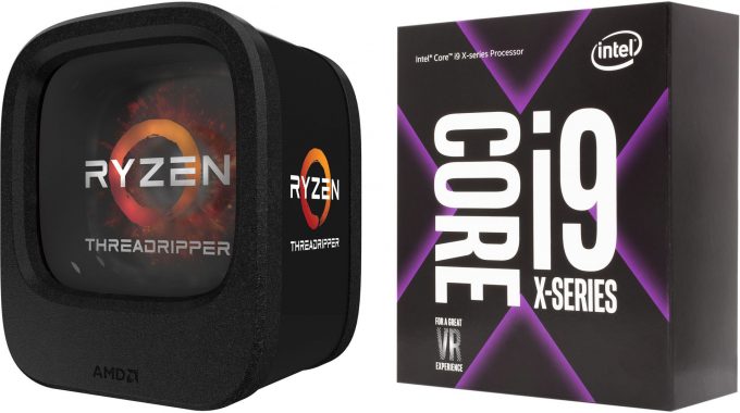 AMD Ryzen Threadripper 1950X and Intel Core i9-7960X Processors