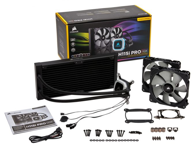 Corsair Hydro Series H115i PRO AIO CPU Cooler