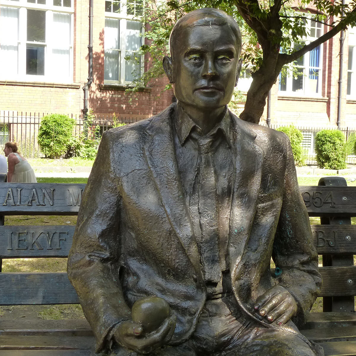 Alan Turing Manchester Statue