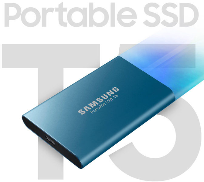 low returns on Samsung's T5 500GB External USB-C SSD, now $80