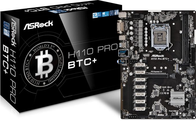 ASRock H110 Pro BTC+ Motherboard