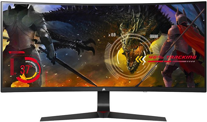 Fake Corsair Ultrawide Monitor
