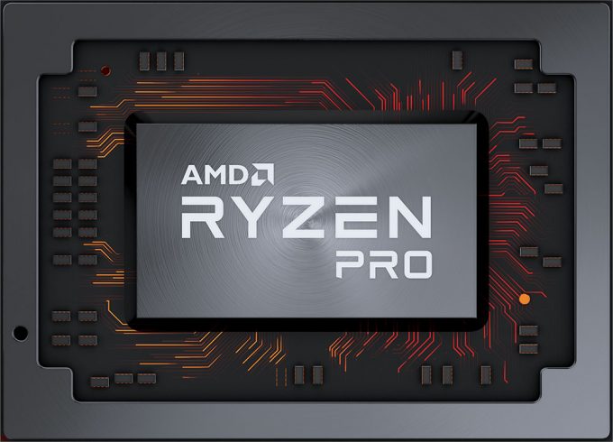 AMD Ryzen Pro 2nd Generation - Flat Chip Shot