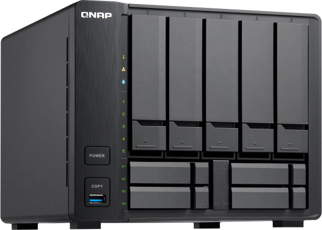 QNAP TS-963X 9-bay NAS - Front