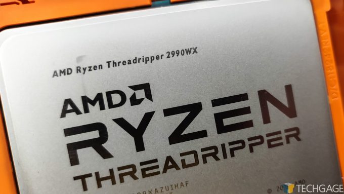 AMD Ryzen Threadripper 2990WX - Closeup