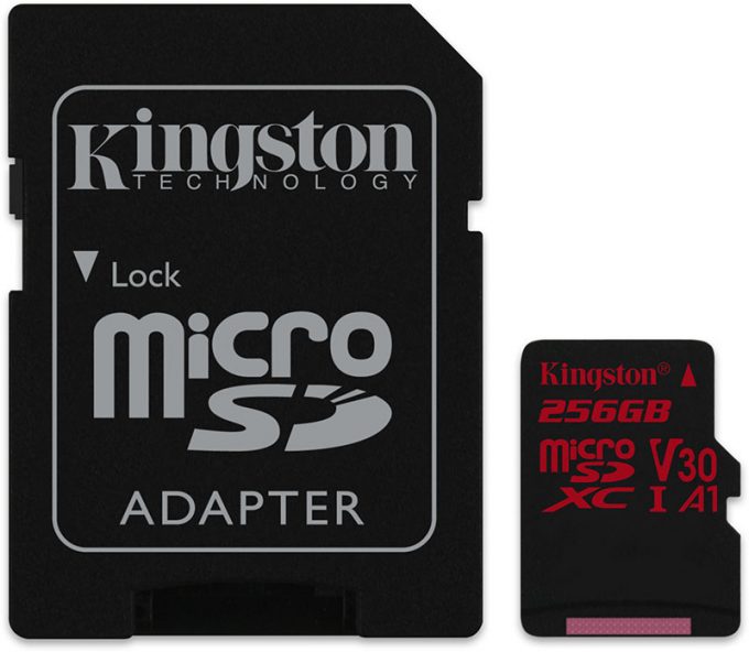 Kingston 256GB Canvas React microSD Card