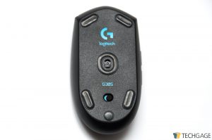 Logitech G306 LIGHTSPEED Wireless Mouse Underside HERO Sensor