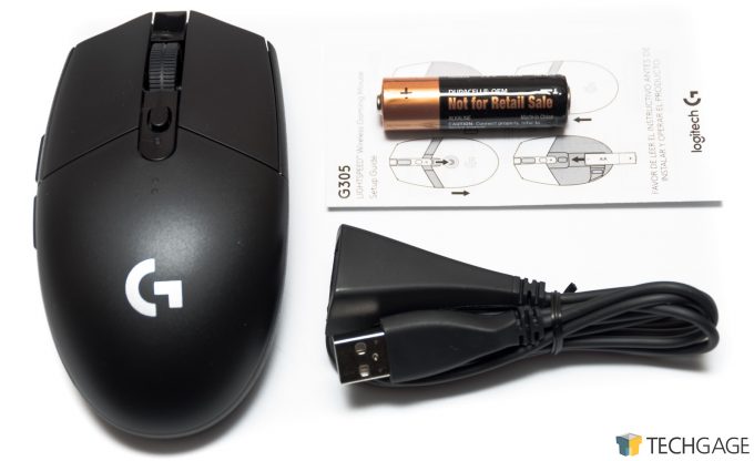 Logitech G306 LIGHTSPEED Wireless Mouse With Accessories