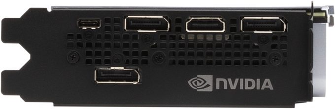 NVIDIA GeForce RTX 2080 Ti - PCI Bracket Display Connections