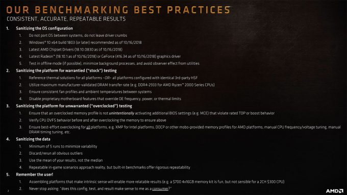 AMD Benchmarking Best Practices
