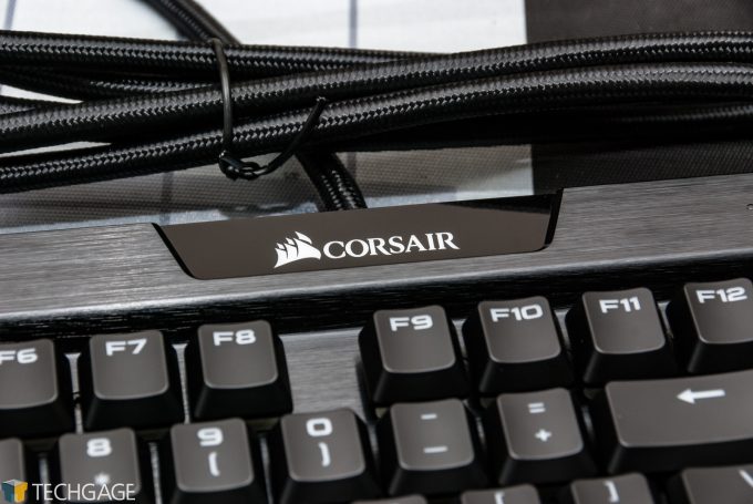 Corsair K70 RGB MK2 Low-Profile Mechanical Keyboard - Corsair Logo