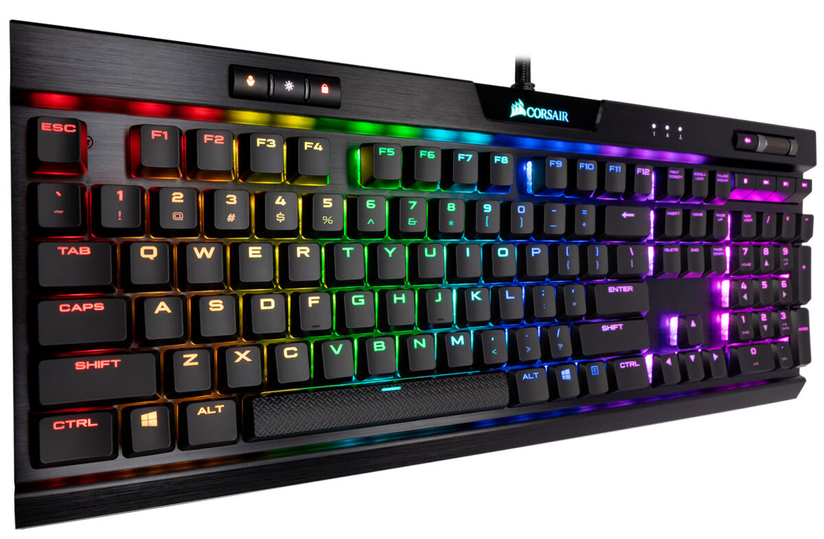 Corsair K70 RGB MK2 Low Profile Mechanical Keyboard RGB Keys 1