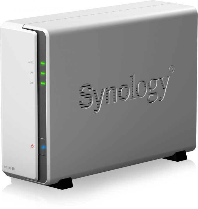 Synology DS119j $99 NAS - Angle