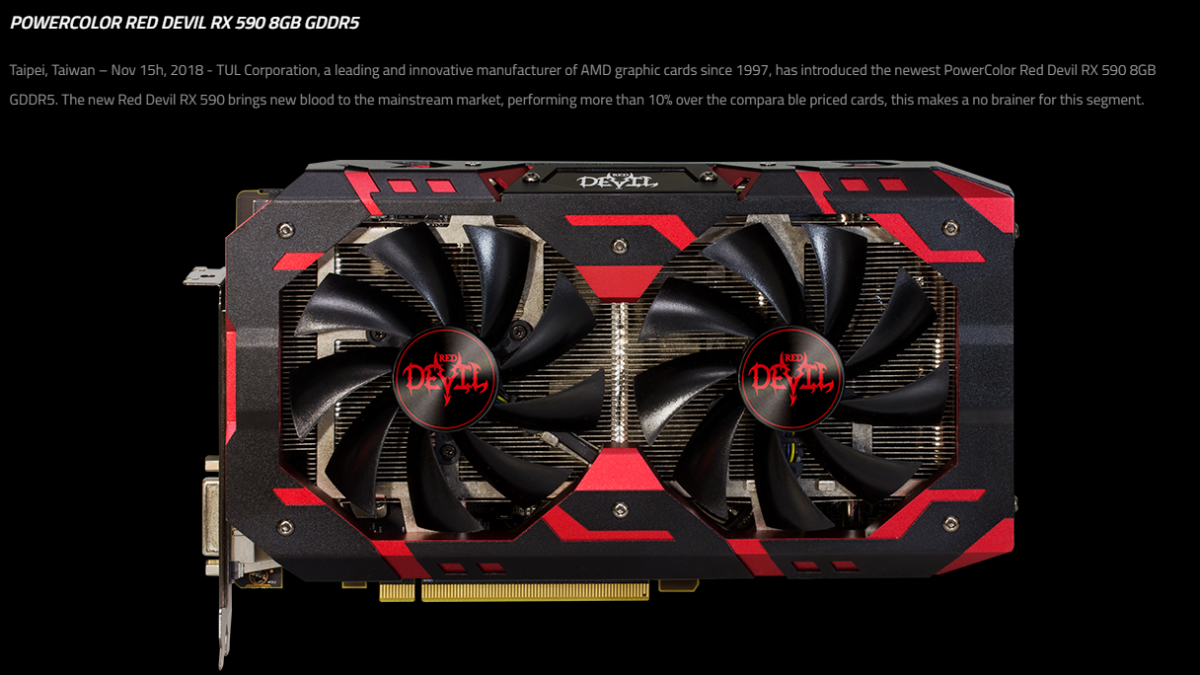 PowerColor Reveals All There Is To Know About AMD's Radeon RX 590 – Techgage
