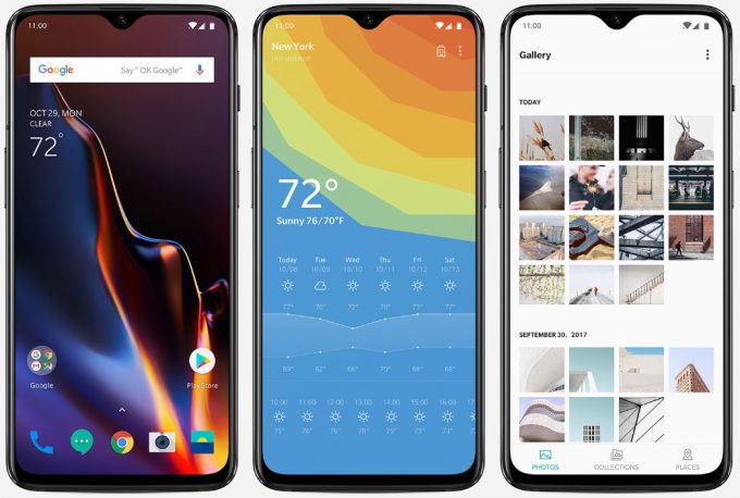 OnePlus 6T's Android OS