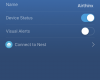 Techgage Airthinx Review App UI Device Settings