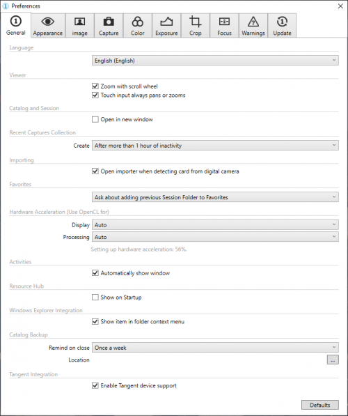 Capture One - Setting Up GPU Acceleration