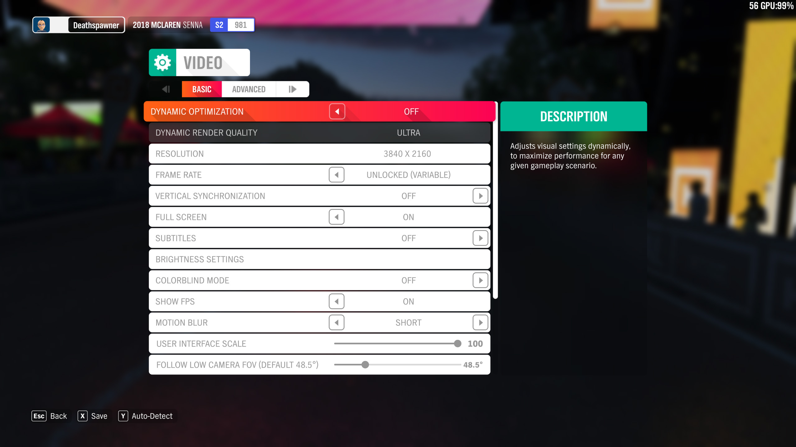 Forza Horizon 4 - Techgage Tested Settings