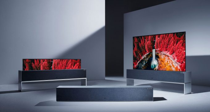 LG OLED65R9PUA 4K Rollable TV