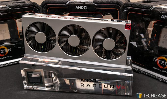 AMD Radeon VII With Ryzen Threadrippers