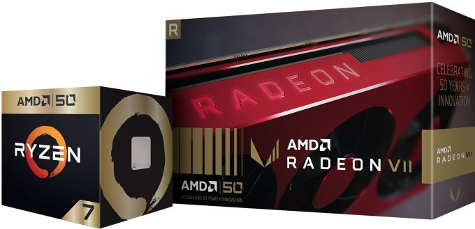 AMD Ryzen 7 2700X & Radeon VII 50th Anniversary Editions