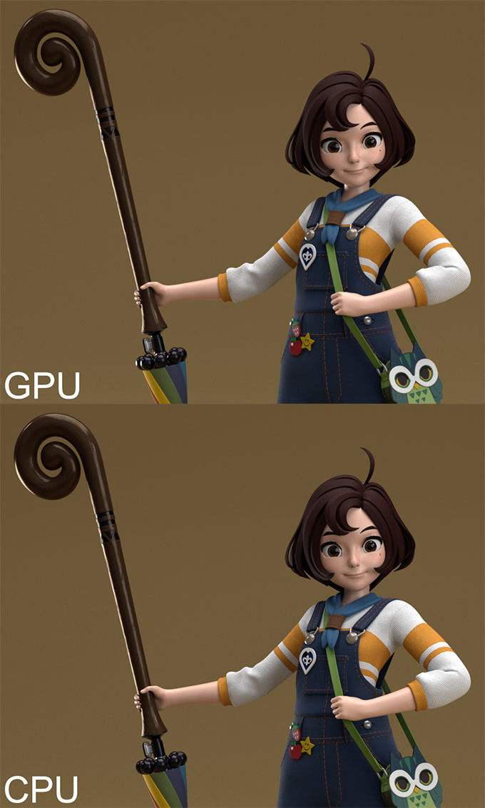 Autodesk Arnold CPU vs GPU Render