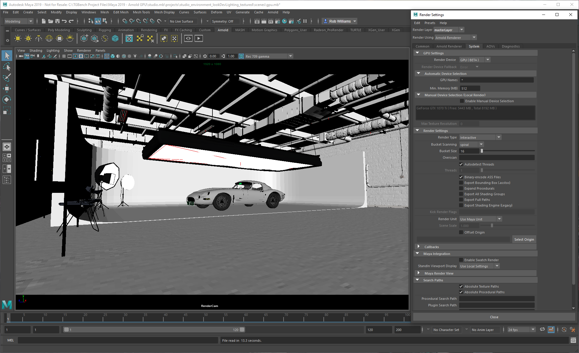 Exploring Performance With Autodesk's Arnold Renderer GPU Beta – Techgage