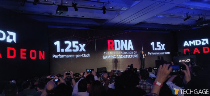 AMD Computex 2019 Keynote Navi Basic Specs