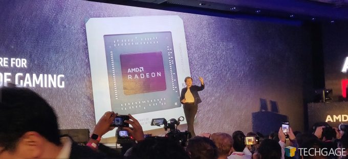 AMD Computex 2019 Keynote Navi GPU Die