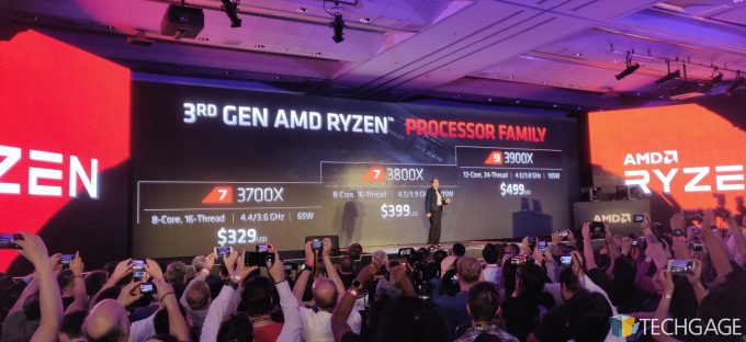 AMD Computex 2019 Keynote Zen 2 Line-up