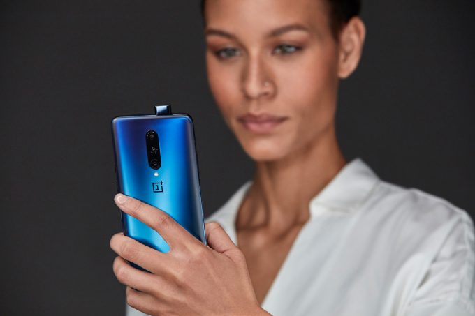 OnePlus 7 Pro Nebula Blue Promo Shot